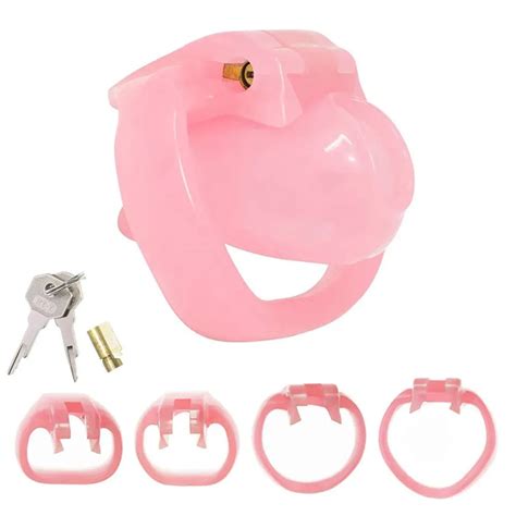 chastity cage pink|Pretty in Pink Chastity Cage with 4 Rings – Chastity Village.